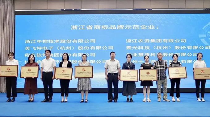 allwin微荣获“浙江省专利优秀奖”和“浙江省商标品牌战略示范企业”奖项